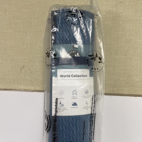 Fab Habitat Outdoor Rug Waterproof Fade Resistant, Crease-Free Big Sur 3’x5’ New - Picture 3 of 4