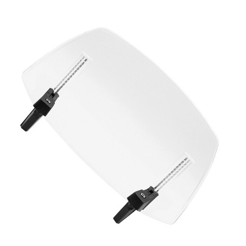 Clip On Windshield Wind Screen Deflector Extension Spoiler For Motorcycle Bike - Picture 4 of 9