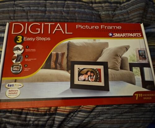Smartparts SP700B Black 5.6 In Digital Picture Photo Frame Brand New  - Picture 1 of 4