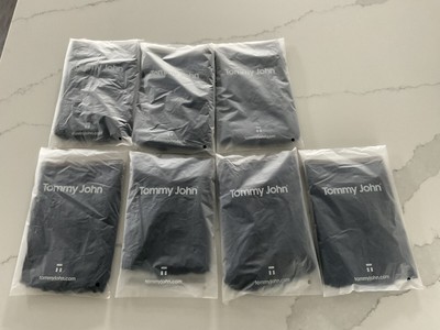 7 PAIRS TOMMY JOHN ULTRA SOFT FLEX MID LENGTH 6  BOXER BRIEFS MEDIUM