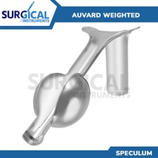 AUVARD Weighted Vaginal Speculum 2.5 lbs (1136g) Stainless Steel German Grade