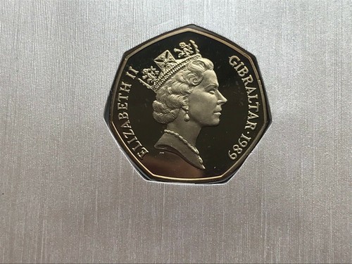 1989 Gibraltar Noël Carte Preuve Cinquante 50 Pence ~ Chorale Garçon Avec COA - Photo 6 sur 9