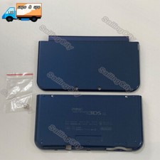 Top Bottom Housing Shell Case Cover Replace for New Nintendo 3DS XL 3DS LL Blue