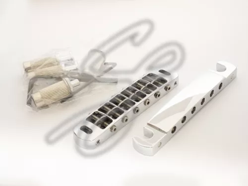 Hipshot 6 String Tone-A-Matic Guitar Bridge Metric retrofits Gibson Epiphone