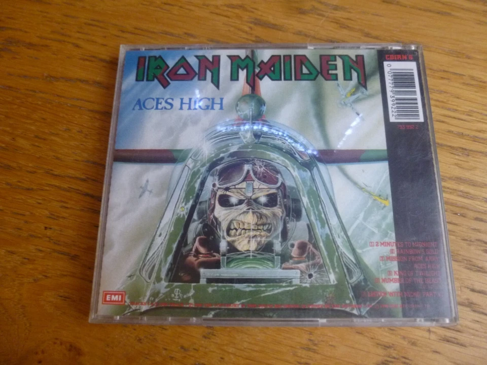 Iron Maiden - 2 Minutes To Midnight CD 1ST PRESS UK 1990 EMI CDIRN6 - Image 2 of 4