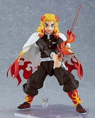 Figma Demon Asesino Kimetsu No Yaiba Kyojuro Rengoku Acción Figura Japón ZA-71 - Imagen 4 de 8
