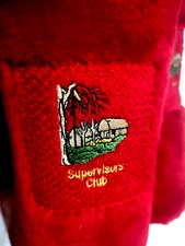 4 Faux Fur Golf Club Head Covers Gary Works Supervisor's Club Hobart Indiana VTG