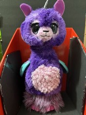 Hatchimals Purple Llalacorn 32  Interactive Works Great 4 AA Batteries Included