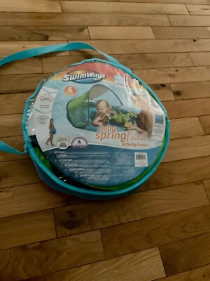 #ad SwimWays Baby Spring Float Activity Center W Canopy Ages 6 24 Months