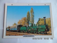CARTE FICHE TRAIN AUTRES CRAMPTON