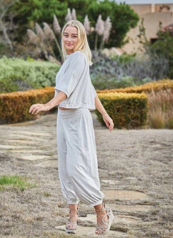 Nuevo con etiquetas Pantalón Bryn Walker Micro Modal Largo Wyatt XS Tartufo Foto 4 de 4