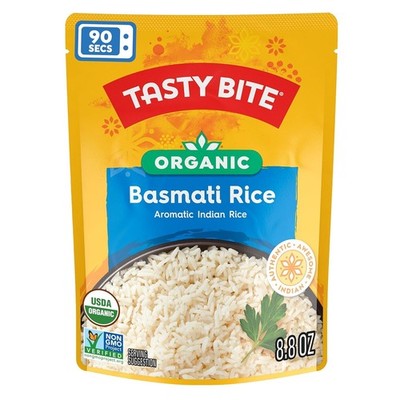 Tasty Bite Organic Basmati Rice, 8.8 Ounce, Ready to Eat, Microwavable, Vegan...