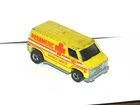 Vintage Hot Wheels Blackwall Paramedic Ambulance Van **RED LIGHT SPECIAL**