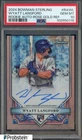 2024 Bowman Sterling Rose Gold Refractor Wyatt Langford RC AUTO 1/15 PSA 10