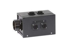 Indu-Electric DOG House Floor Box Distro, 20A 120/208V 6-Circuit 19p to 6 True