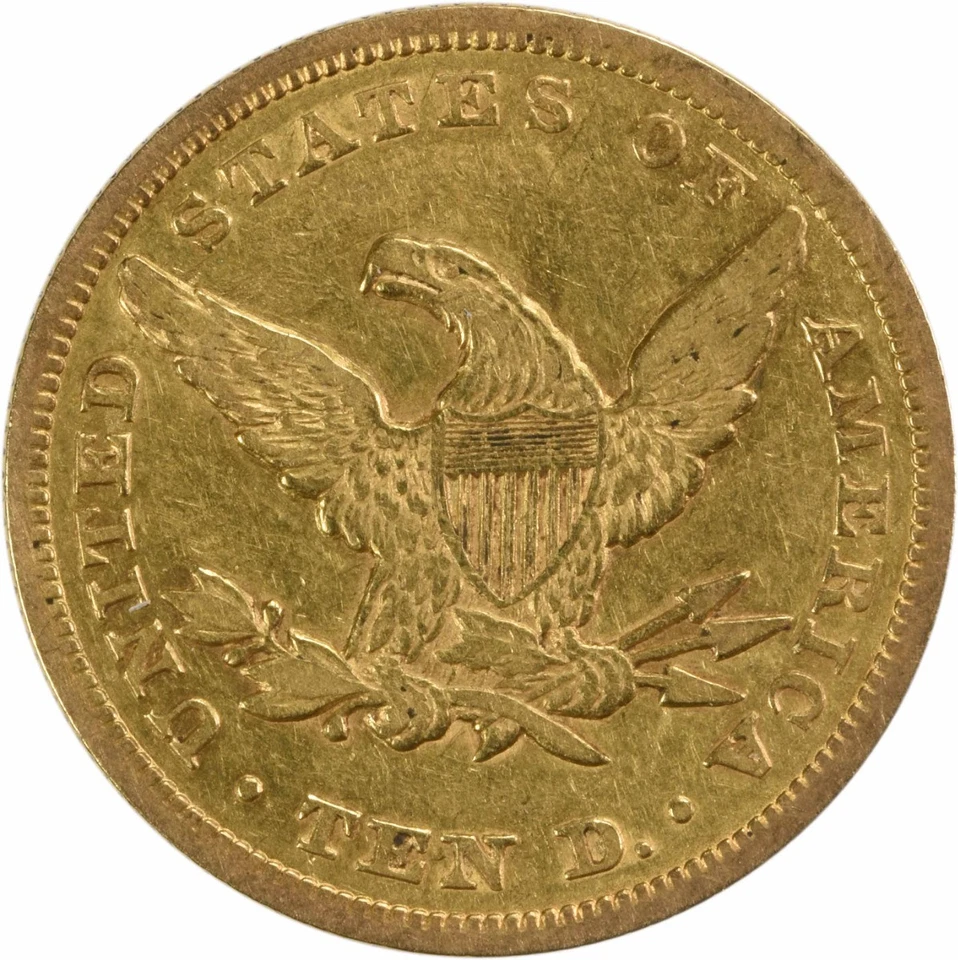 1853 $10 Gold Liberty Head EF Uncertified #113 - Image 2 of 2
