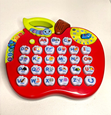 VTECH Alphabet Apple Preschool Learning Phonics ABC's Music Lights And Sounds