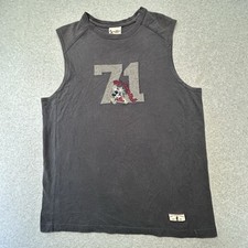 Vintage Walt Disney World Mickey Mouse 71 Tank Men's L Embroidered Muscle Shirt