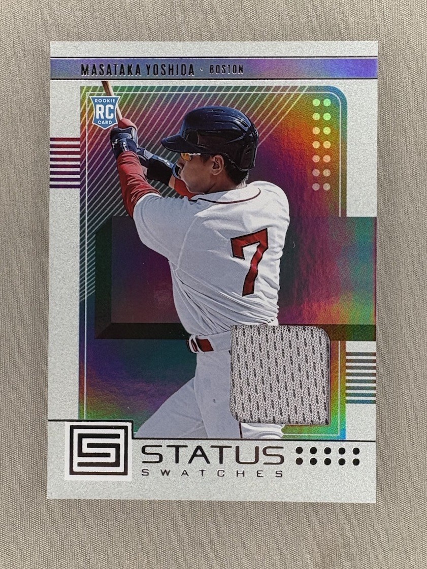 Masataka Yoshida 2023 Panini Chronicles - Status Swatches #SS-MY  (MEM, RC)