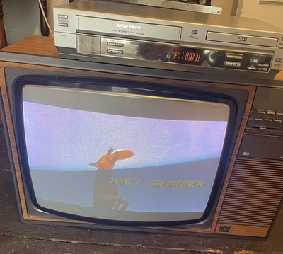 Retro TV with DVD and VHS Player Vintage Retro | eBay UK