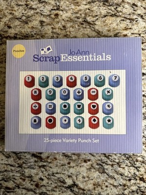 JoAnn Scrap Essentials 25-piece Variety Punch Set