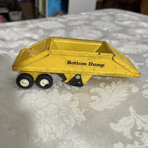 Vintage 1970's Tonka Bottom Dump Semi Trailer Only Pressed Steel Toy