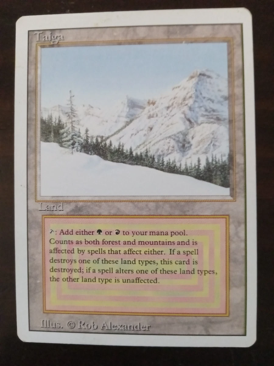 Taiga Magic: The Gathering Individual Trading Card Games for sale