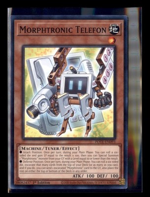 Yu-Gi-Oh! Morphtronic Telefon POTE-EN093 Power Of The Elements 1st Edition