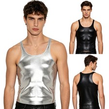 Men's Tank Tops Vest Sleeveless Gym Workout Bodybuilding Fitness Muscle T-Shirts