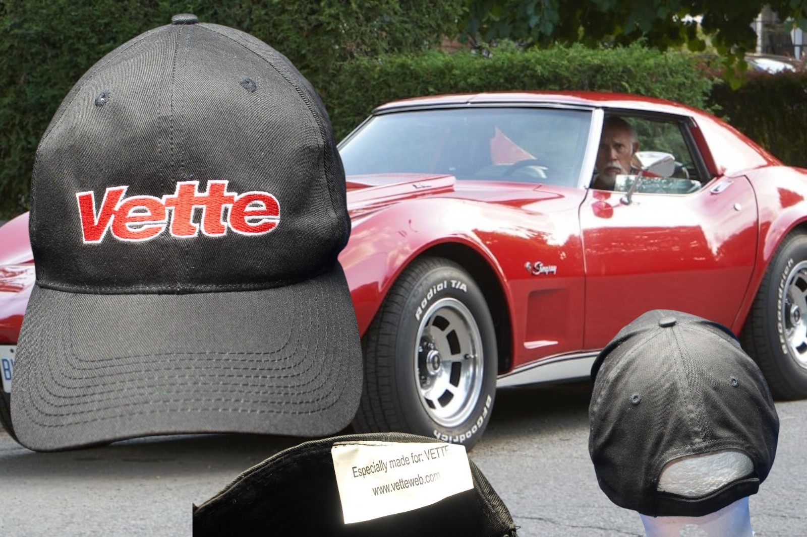 Corvette Vette Baseball Cap Hat - image 1