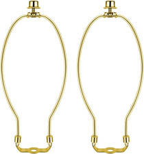 2 Pcs 10Inch Lamp Shade Harp Holders Detachable Heavy Duty DIY Lighting Accessor