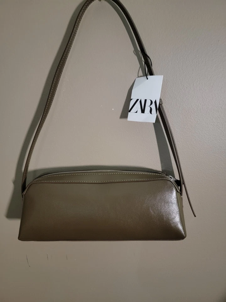 Elegante bandolera y bandolera Zara con doble correa Foto 4 de 4