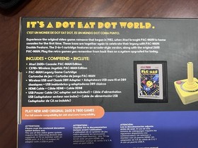 Atari 2600+ PAC-MAN Limited Edition Yellow Console, NIB Game & Wireless Joystick