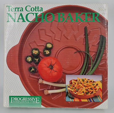  Vintage 1994 Progressive International Terra Cotta Nacho Baker Dish GSNB-11 NEW