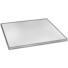 Black Abs Sheet Stock 48" L X 48" W X 0.125" Thick, 1Zbt8