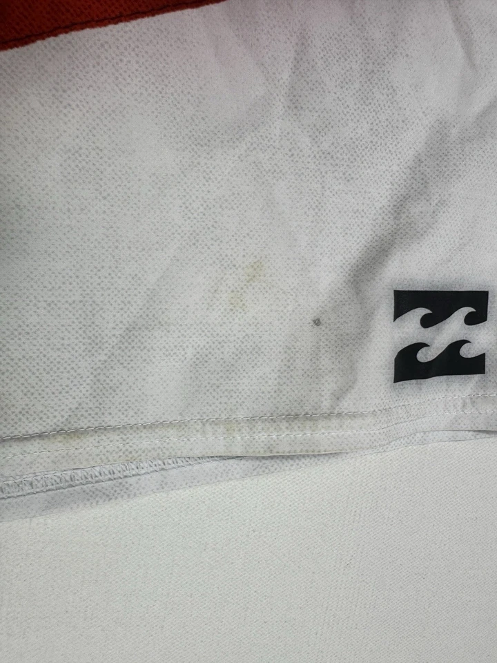 Pantalones Cortos Billabong Platinum X Board Para Hombre 36x11 Playa Bandera EE. UU. Rojo Blanco Azul Foto 4 de 4