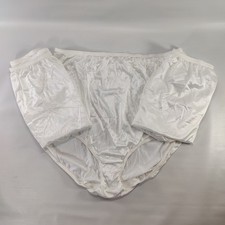 Vtg Lot 3 Granny Panties Underscore Nylon Size 10 Cotton Gusset