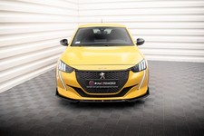 Maxton Design Frontlippe V.1 + Flaps passend f&uuml;r Peugeot 208 GT Mk2