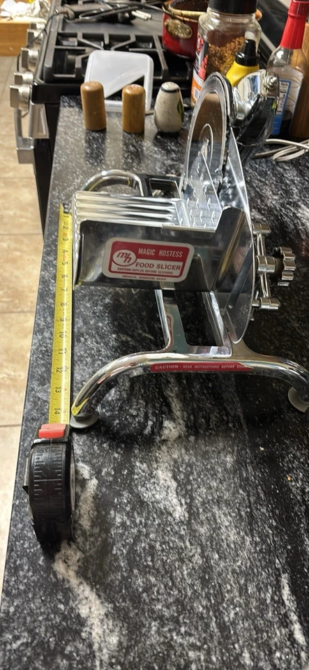 Cortadora eléctrica de queso para carne de comida Magic Hostess de colección MH8E-1 cuchilla giratoria cortada Foto 4 de 4