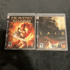 Heavenly Sword + Lair - Sony Playstation 3 PS3 both CIB w/manuals