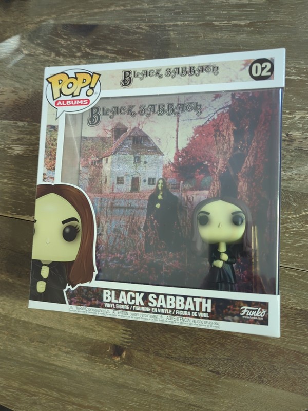 Funko Pop! Vinyl Figure Black Sabbath Album Cover Hard Case