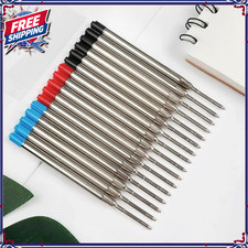 Compatible Black G2 Parker Ballpoint Pen Refills Blue Ink Medium Tip Office Work