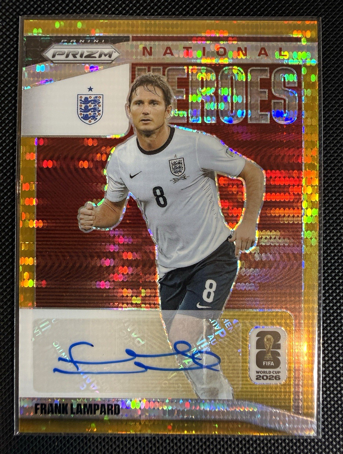 2026 Panini Prizm FIFA World Cup National Heroes Frank Lampard Auto NH-FL /10 view 1