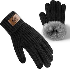 Winter Gloves for Men Women, Gloves for Cold Weather Warm Thermal Fleece Lined