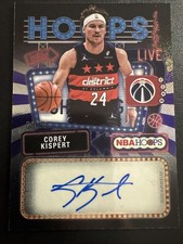 2026 Topps Hoops Corey Kispert Auto Hoops Signs #HS-CK Purple /99