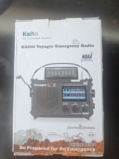 Kaito KA500 5-way Powered Solar Dynamo Crank Emergency Radio - Black