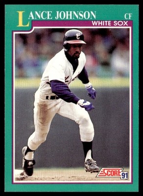 1991 Score Lance Johnson Chicago White Sox #157