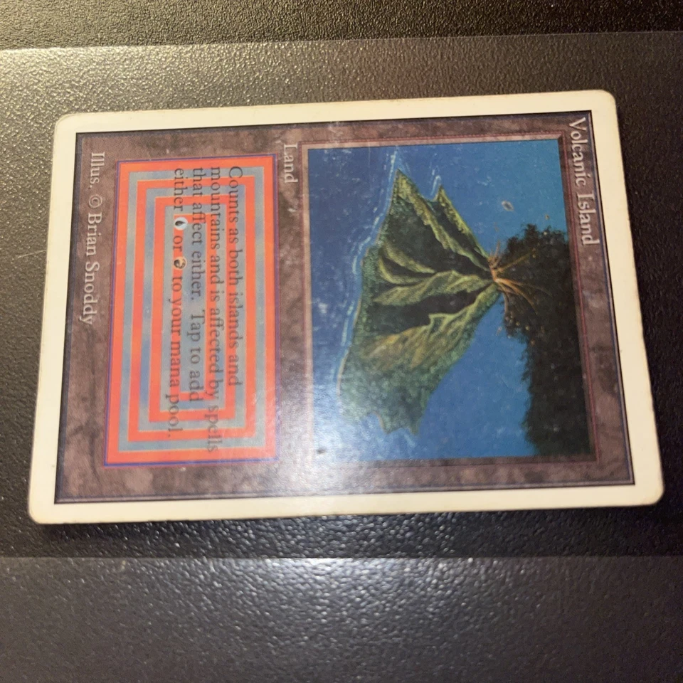 Magic the Gathering, Volcanic Island, Unlimted Edition - Image 4 of 4