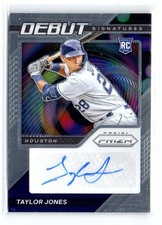 2021 Panini Prizm Taylor Jones #DS-TJ Debut Signatures Auto Rookie RC