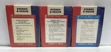 LOT OF 3 SEALED Country Music 8-Track Tapes - Merle Haggard Conway Twitty Aretha